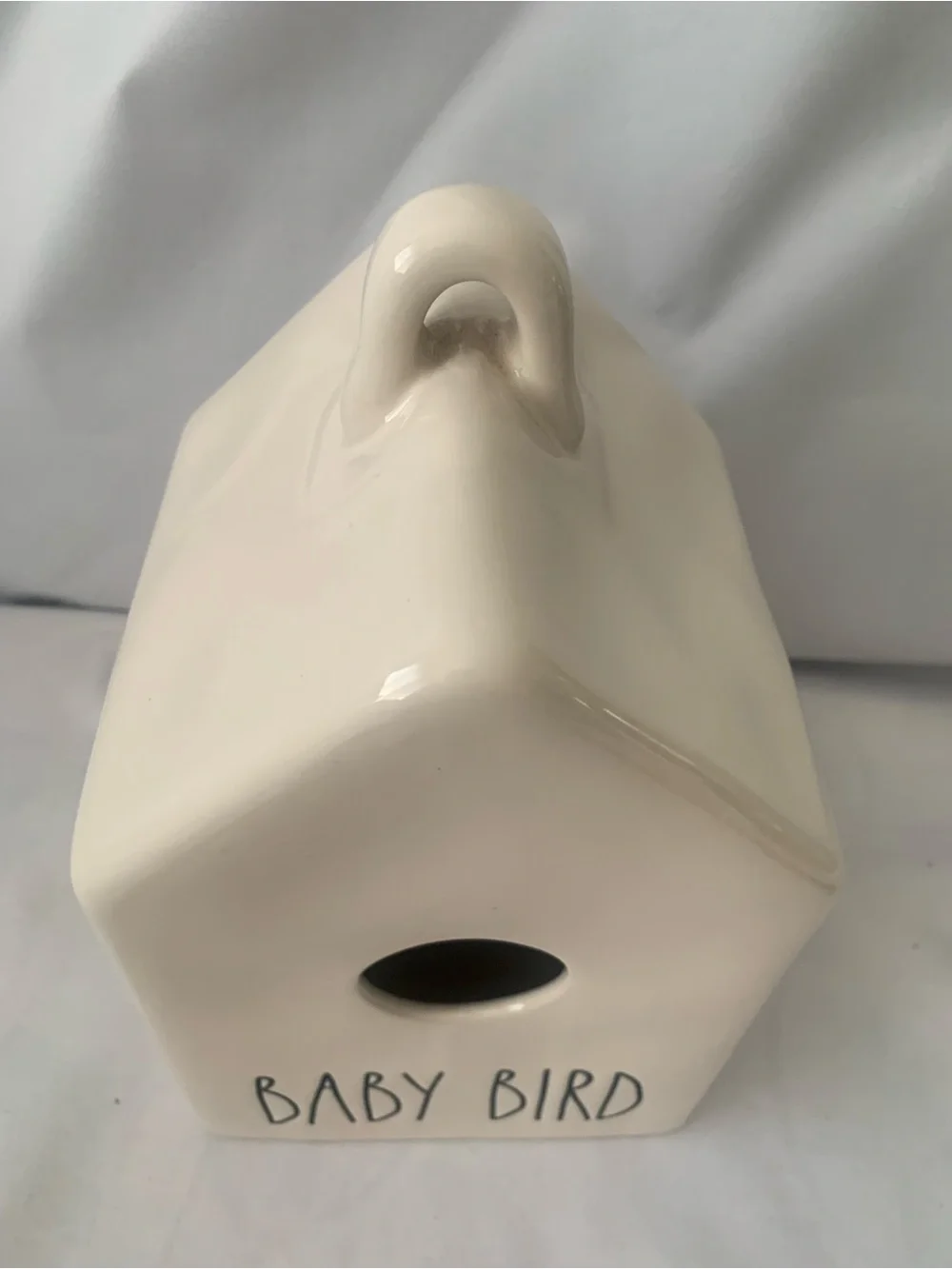 RAE DUNN Artisan Collection By Magenta Ceramic White Bird House 